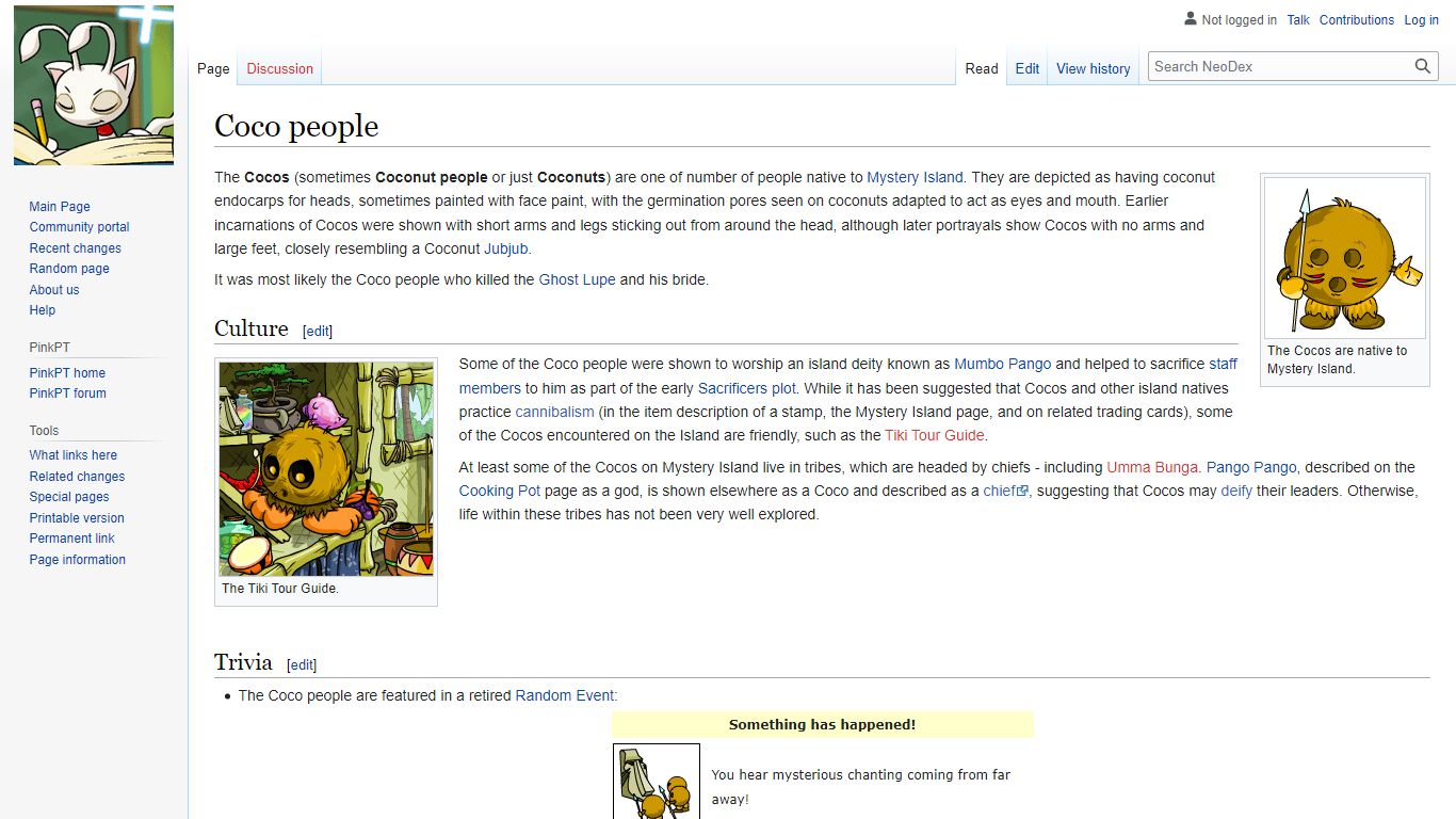 Coco people - NeoDex: The Neopets Wiki - pinkpt.com
