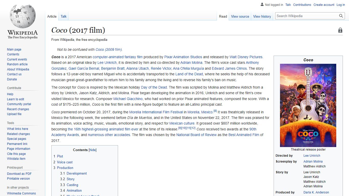 Coco (2017 film) - Wikipedia
