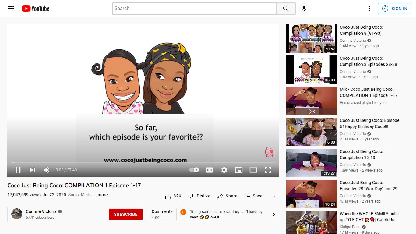 Coco Just Being Coco: COMPILATION 1 Episode 1-17 - YouTube